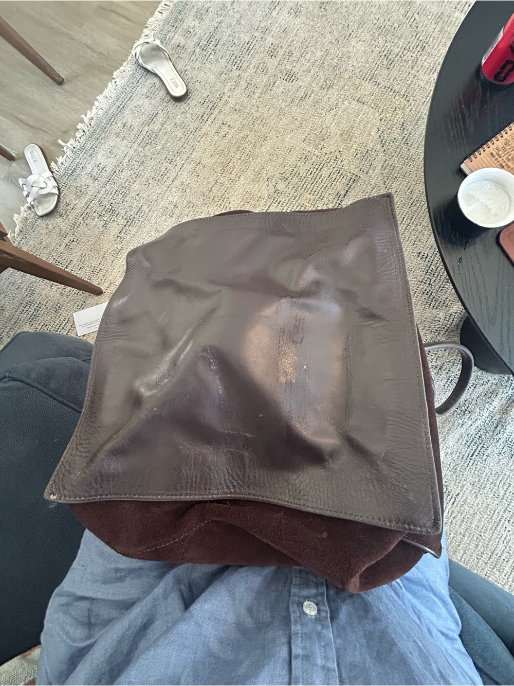 J. Crew Unstructured Large Berkeley Tote in Suede - Picture 7 of 7